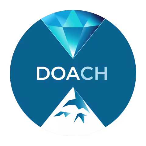 DOACH Logo Diamond and a Mountain